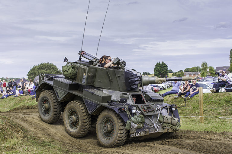 Saladin armoured car Norfolk Tank Museum